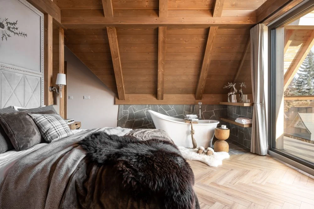 pokój dwuosobowy z wanna i widokiem Bajeczny widok NR 3